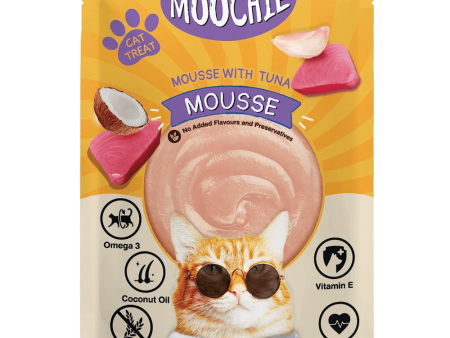 Moochie Mousse with Tuna Grain Free Cat Treats Supply