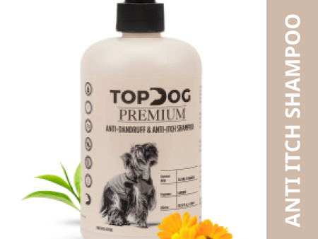 TopDog Premium Anti Dandruff and Anti Itch Shampoo for Dogs and Cats Supply