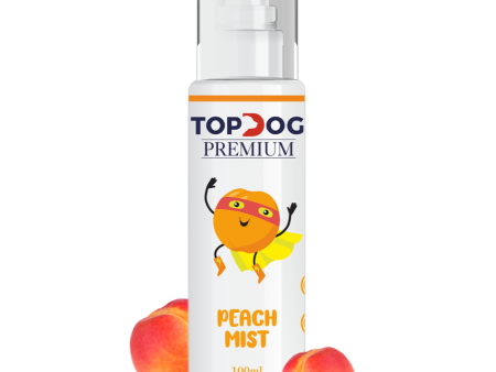 TopDog Premium Peach Mist Spray for Dogs and Cats Supply