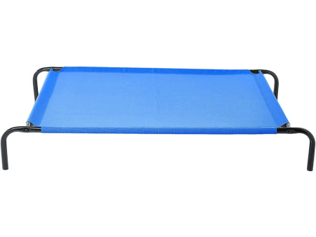 Fluffy s Pawsome Waterproof elevated Sides Camping Bed for Dogs (Blue) Online Hot Sale