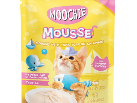 Moochie Mousse with Tuna Topping Calamari Cat Treats Online