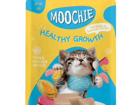 Moochie Tuna Chicken and Salmon Oil Grain Free Healthy Growth Cat Treat Cheap