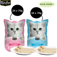 Kit Cat Kitten Chicken and Tuna Cat Wet Food Combo on Sale