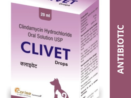 Corise Clivet (Clindamycin) Syrup for Dogs and Cats (30ml) Fashion