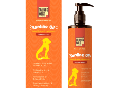 Bruno s Wild Essentials Sardine Oil for Dogs and Cats on Sale