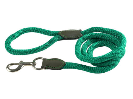 TopDog Premium Nylon Rope Leash for Dogs (Teal Green) Fashion