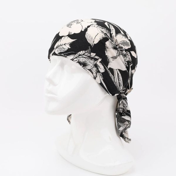 Wholesale Cashew Flower Pirate Hat Bandana Polyester Hat Online