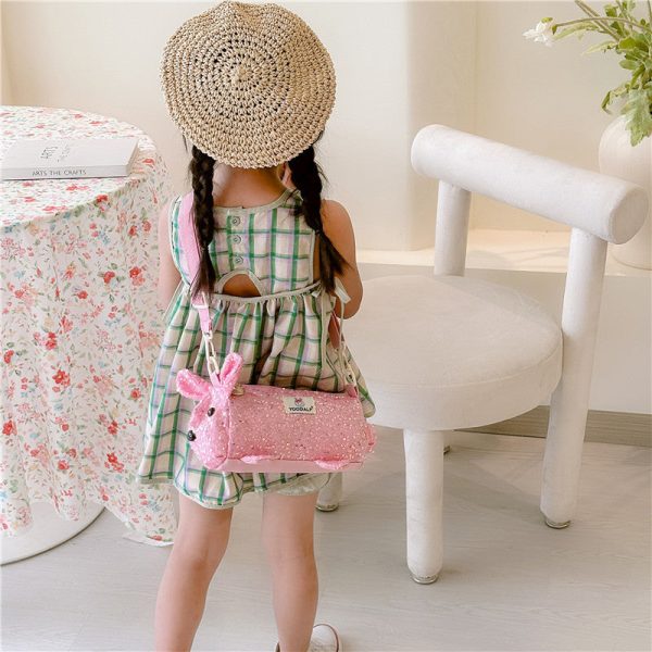 Wholesale Children s Shoulder Bag Casual Rabbit Crossbody Polyester Bag Cheap