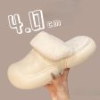 Wholesale Baotou Removable Thick Sole Anti-slip Waterproof Autumn and Winter New Plush Cotton Slippers For Sale