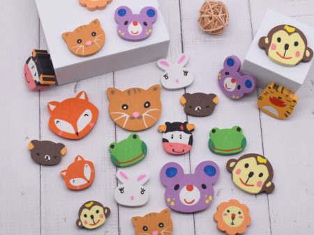 Wholesale PVC New Animal Shape Eraser Fashion