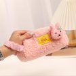 Wholesale Portable Lamb Wool Large Capacity Simple Pencil Case For Discount