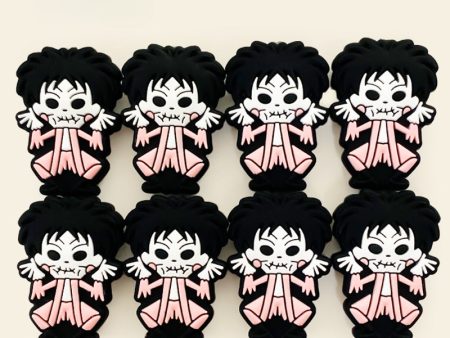 Wholesale 10PCS Character Cartoon Clown Silicone Beads Online Hot Sale