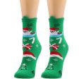 Wholesale Autumn New Christmas Elk Santa Claus Cotton Socks Online Sale