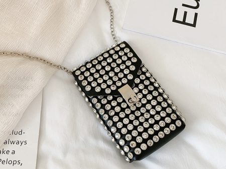 Wholesale Diamond PU Mobile Phone Bag Online