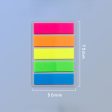 Wholesale PET Fluorescent Plastic Bookmark Sticky Notes Hot on Sale