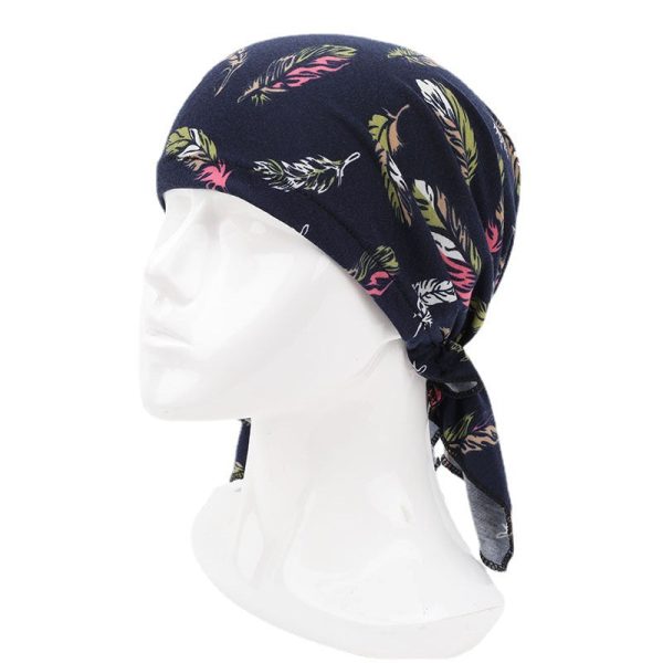 Wholesale Cashew Flower Pirate Hat Bandana Polyester Hat Online