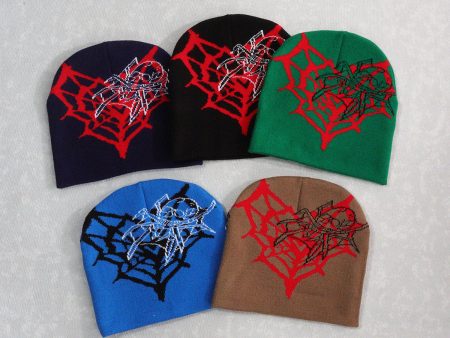 Wholesale 2023 Autumn and Winter Hat Double-sided Spider Acrylic Wool Hat Online Hot Sale