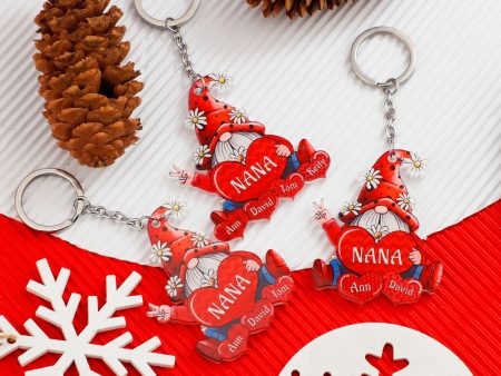 Wholesale Acrylic Stainless Steel Keychain Christmas Halloween Thanksgiving Supply