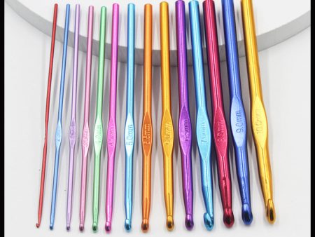 Wholesale 10pcs Colored Aluminum Oxide Hook Needles Online