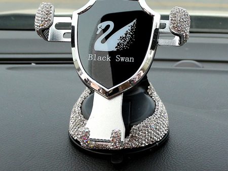 Wholesale Car Dual-use Suction Cup Fixed Diamond Bracket Plastic Mobile Phone Holder For Cheap