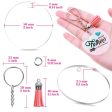 DIY Acrylic Metal Keychain Set Fashion