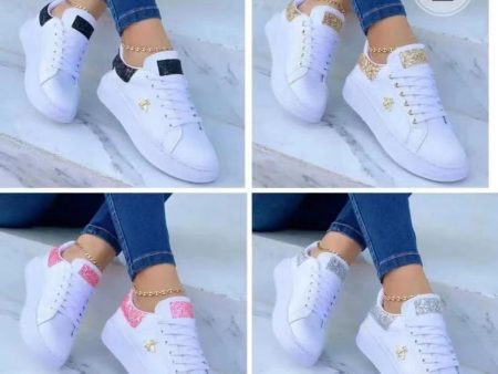 Wholesale Autumn PU Surface Waterproof Women s Butterfly Sneakers Hot on Sale