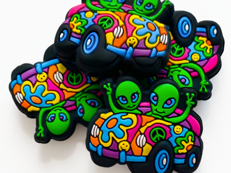 Wholesale 10pcs Alien Spaceship  Silicone Focus Beads For Sale