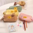 Wholesale Portable Lamb Wool Large Capacity Simple Pencil Case For Discount