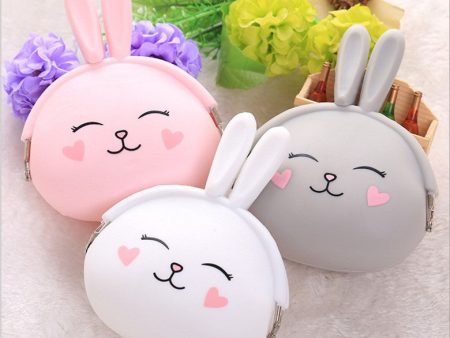 Wholesale Cute Rabbit Silicone Key Bag on Sale