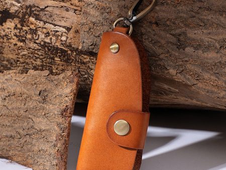 Wholesale Vegetable Tanned Leather Key Case Hot on Sale