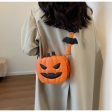 Wholesale Cartoon Halloween Funny Pumpkin  PU Bag Cheap