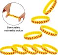 Wholesale 100pcs Softball Rubber Player Wristbands Bracelet For Sale