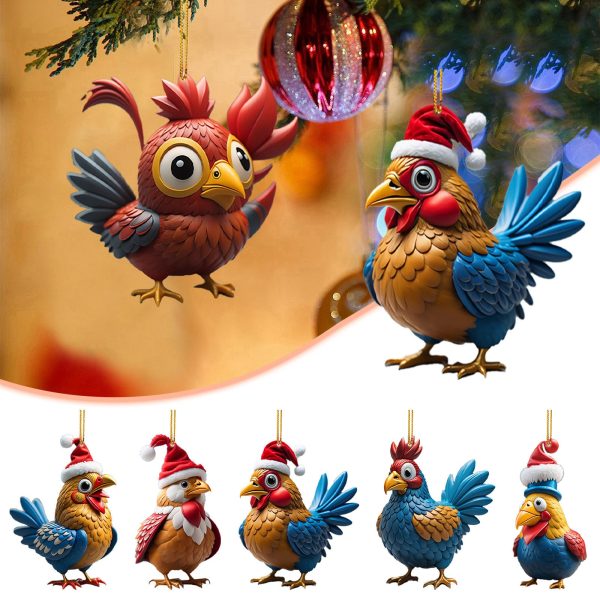 Wholesale Creative Cute Animal Christmas Pendant Car Home Christmas Tree Decorations For Cheap