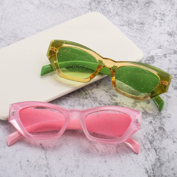 Wholesale Irregular Sunglasses Bud Glitter Sunglasses For Cheap