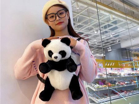 Wholesale Cartoon Plush Cute Panda Backpack For Discount