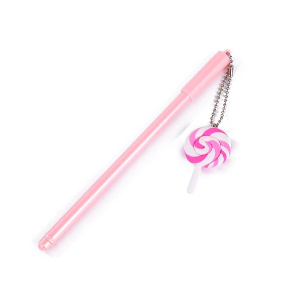 Wholesale Creative Lollipop Pendant Plastic Gel Pen Online Hot Sale