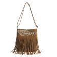 Wholesale 2023 Autumn and Winter Retro Simple Embroidered Tassel Crossbody Bag Discount