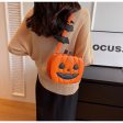 Wholesale Cartoon Halloween Funny Pumpkin  PU Bag Cheap