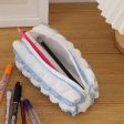 Wholesale Color Block Striped Large Capacity Pencil Case For Cheap