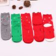 Wholesale Autumn New Christmas Elk Santa Claus Cotton Socks Online Sale