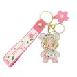 Wholesale Dice Pink Oiled Quicksand Drift Bottle Acrylic Keychain Discount