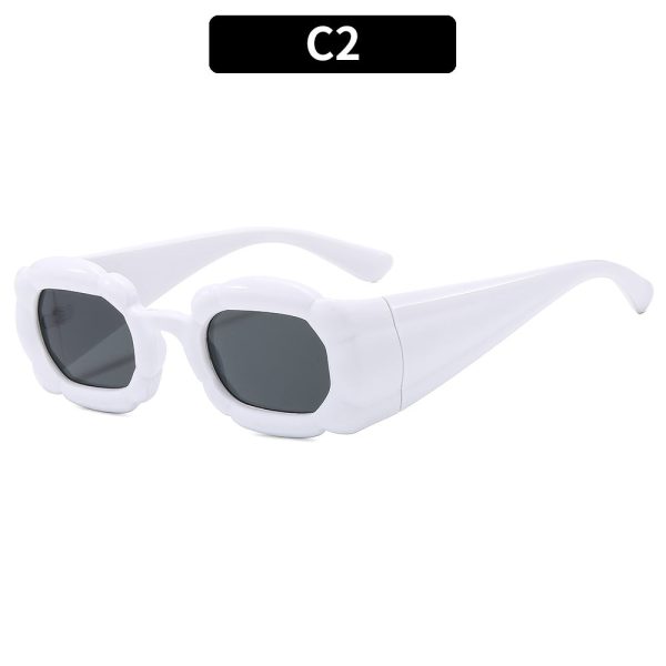 Wholesale Irregular Petal PC Sunglasses Supply