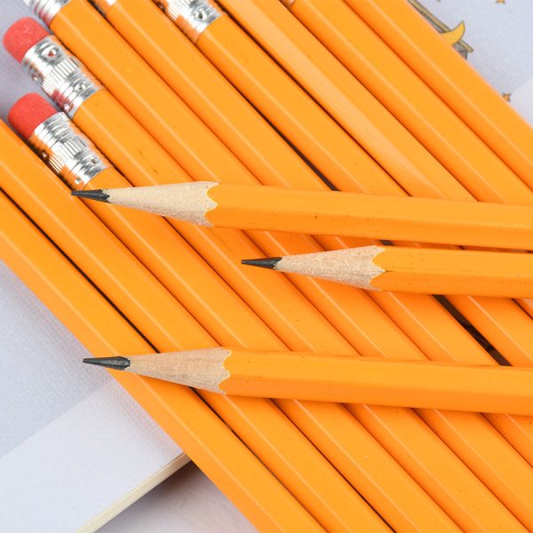 Wholesale 10PCS Wooden HB Pencil with Eraser Tip For Cheap