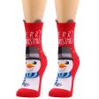 Wholesale Autumn New Christmas Elk Santa Claus Cotton Socks Online Sale