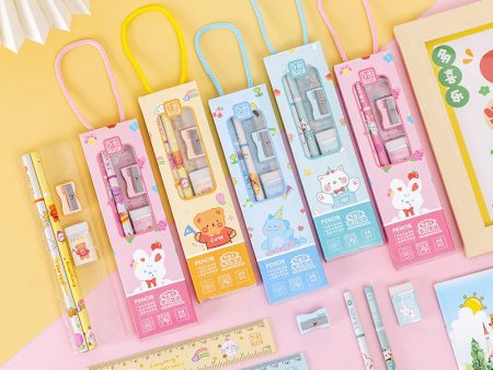 Wholesale Portable Plastic Stationery Set Gift Box For Sale