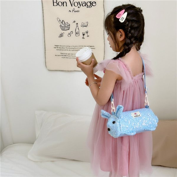 Wholesale Children s Shoulder Bag Casual Rabbit Crossbody Polyester Bag Cheap