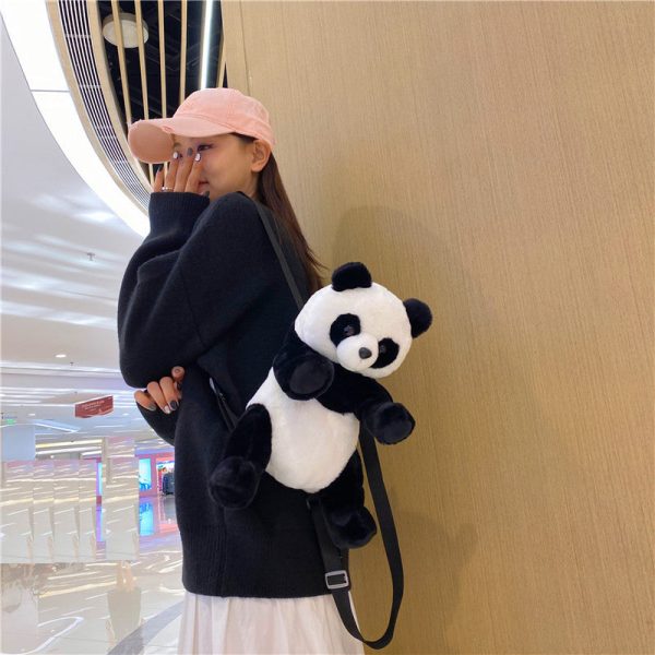 Wholesale Cartoon Plush Cute Panda Backpack For Discount