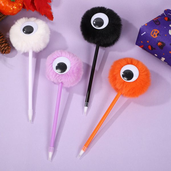 Wholesale Cute Plush Ballpoint Pen with Big Eyes For Cheap