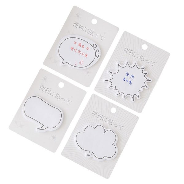 Wholesale Paper Creative Simple Dialog Series Sticky Notes Online Hot Sale