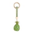 Wholesale Creative Cute Diamond-encrusted Alloy Rhinestone Three-dimensional Pineapple Keychain Online Hot Sale